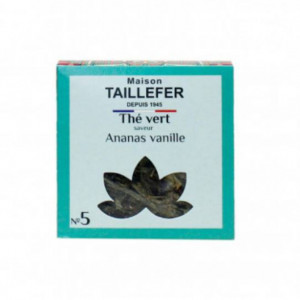 Thé vert ananas, vanille boite - 60 g