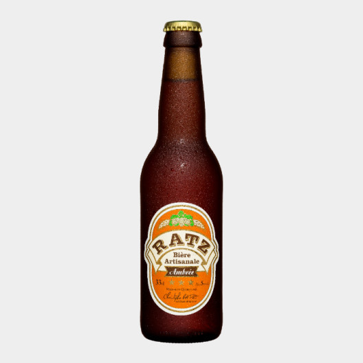 Bière artisanale Ambrée Ratz - 33 cl