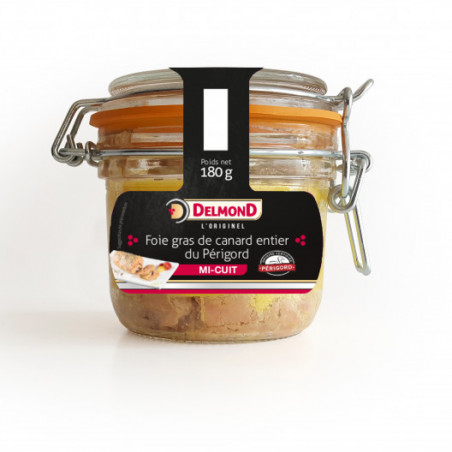 Foie gras de canard entier mi-cuit du Périgord - 180 g