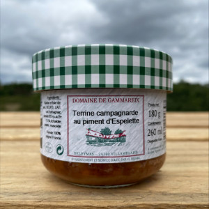 Terrine campagnarde au piment d'Espelette - 180 g