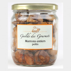 Marrons entiers cuits et pelés - 210 g