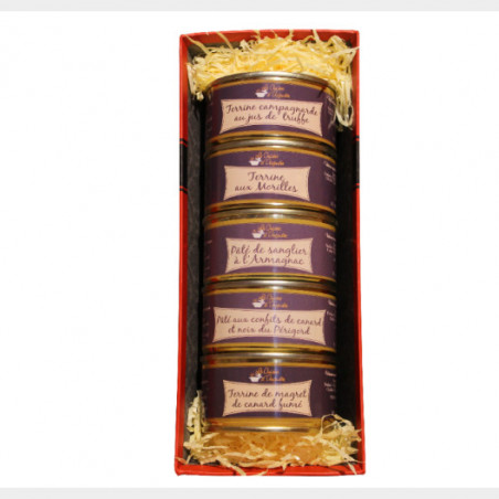 Coffret assortiment de 5 terrines