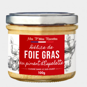 Délice de foie gras au piment d'Espelette - 100g