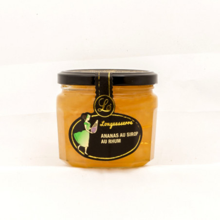 Ananas au sirop au rhum - 34 cl