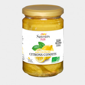 Citrons confits quarts Bio - 300g