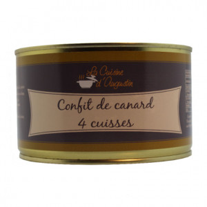 Confit de canard 4 cuisses - 1350g