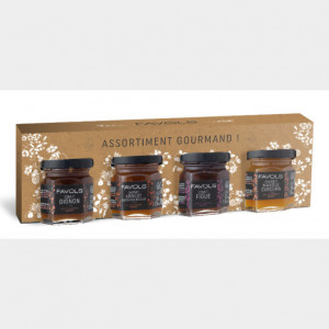 COFFRET CONDIMENTS 4X50G FAVOLS