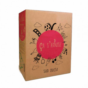 Vin rosé Ca s'arrose, IGP Comte Tolosan - Bag-in-Box 5 L