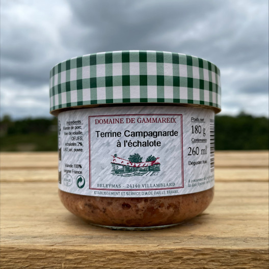Terrine campagnarde à l'échalote - 180 g