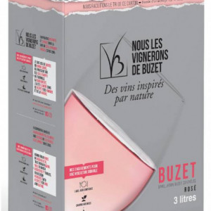 Vin rosé Le Verre, AOC Buzet - Bag-in-box 3 L