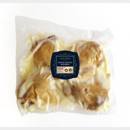 Confit de canard du Sud-Ouest 4 Cuisses - Sous vide 1 kg